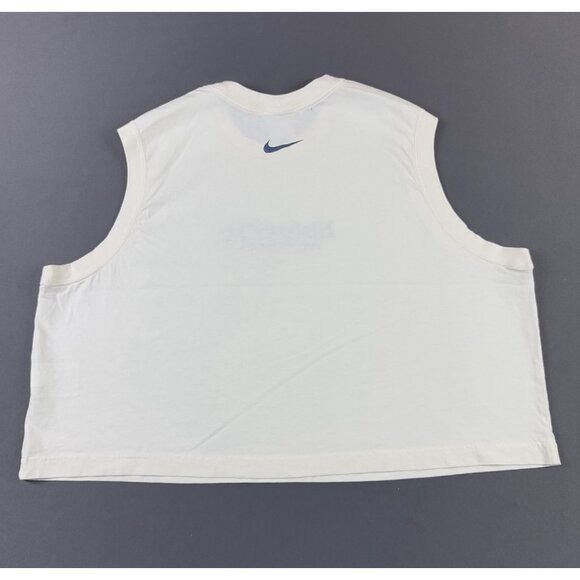 Nike Y2K Sports Club Just Do It Crop Top Sports Gym Yoga 2XL Womens Tank - Picture 2 of 6